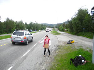Hitchhiking in Norway